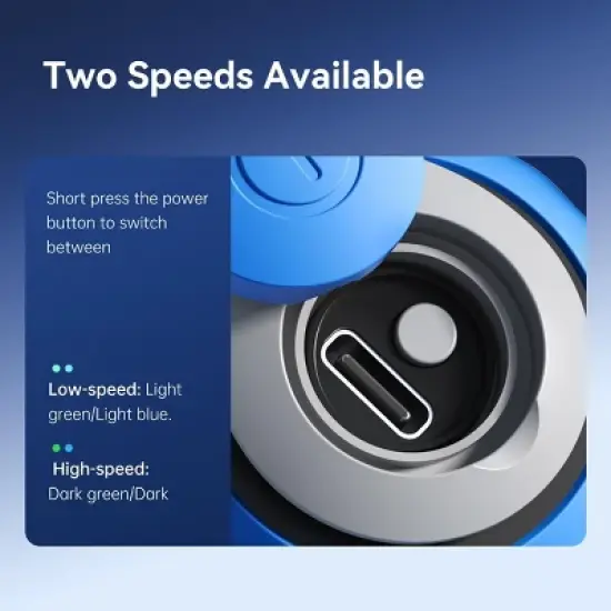 Speedy Sprint Ball Toy for Cat Type-C Rechargeable Interactive Cats Toy Blue image {3}