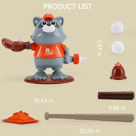 Topteng Water Sprinkler for Kids Toddlers with Baseball and Roating Spray Nozzles Attaches Garden Water Hose image {8}