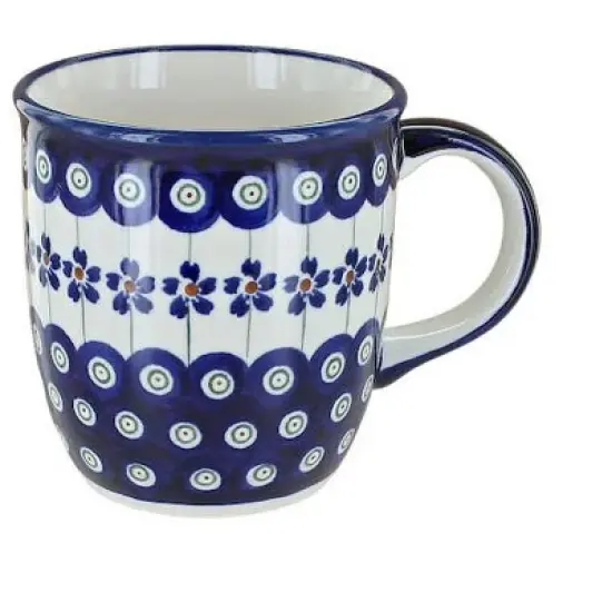 Blue Rose Polish Pottery Zaklady Mug image {5}