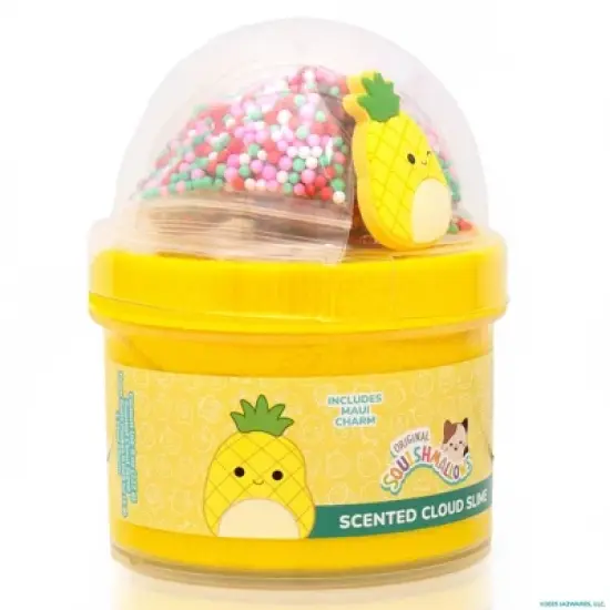 Squishmallows Slimygloop Scented Slime Dome Jar - Yellow Pineapple image {5}