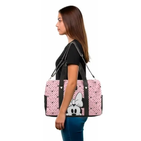 Disney Minnie Mouse Peek-A-Boo Minnie Pink 20&rdquo; Duffel Bag image {5}