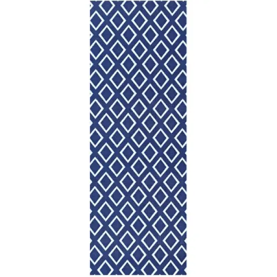 3pk Gemstone Indoor/Outdoor Rug Runner Mat Blue/White - Foss Floors image {2}