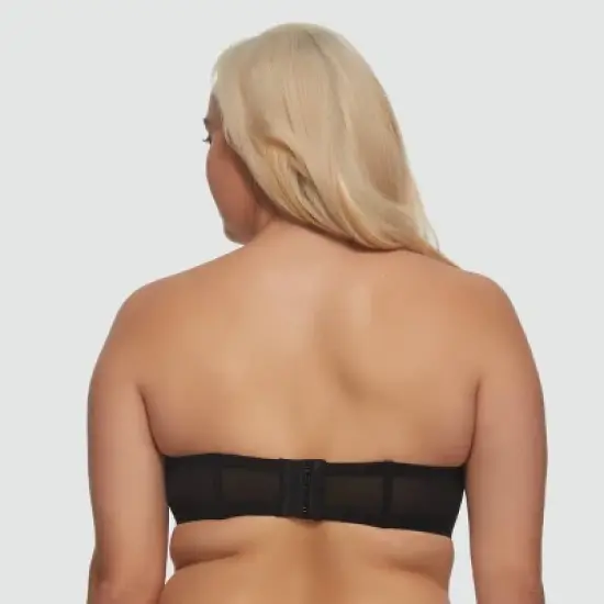 Paramour Women's Marvelous Strapless Bra - Black 34D image {1}