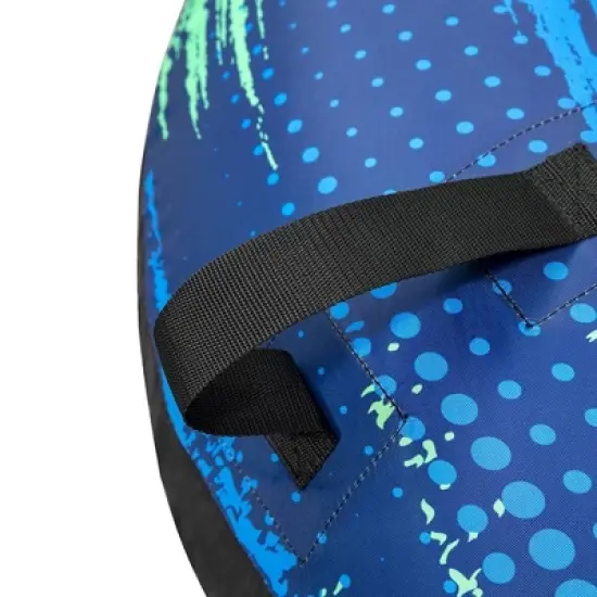 H2OGO! 48 Inch Inflatable Blizzard Blast Kids Polar Shield Winter Snow Tube Sled for Ages 6 and Up with Pull Rope and Large Handles, Blue image {4}