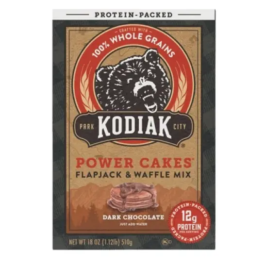 Kodiak Protein-Packed Flapjack & Waffle Mix Dark Chocolate - 18oz image {7}