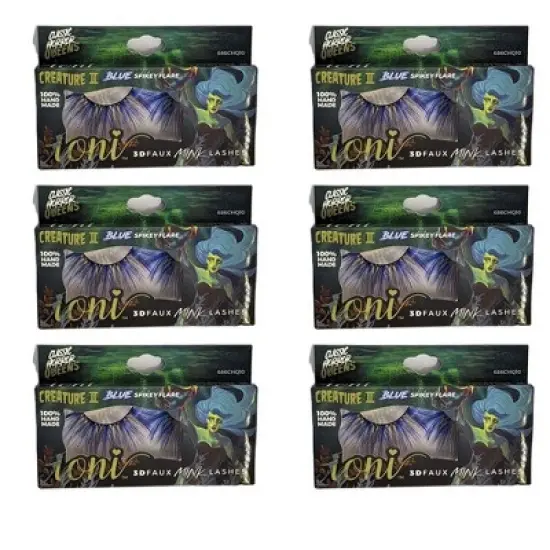 IONI Colored CREATURE II BLUE Spikey Flare(Pack of 6) image {5}