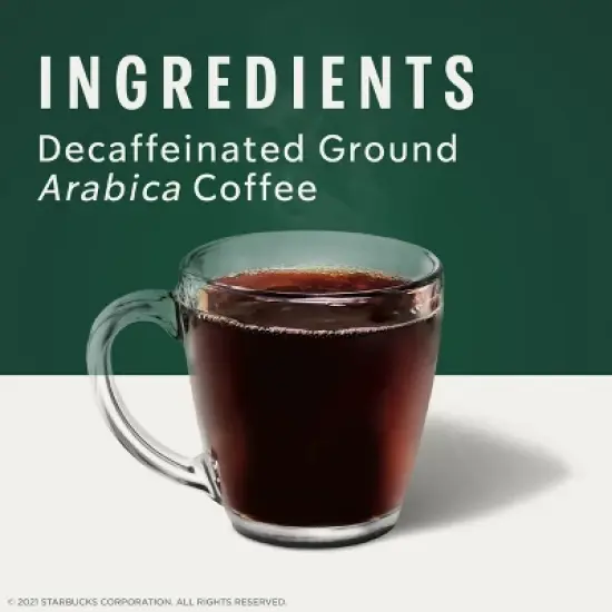Starbucks Dark Roast Decaf Ground Coffee &mdash; Caff&egrave; Verona &mdash; 100% Arabica &mdash; 1 bag (12 oz.) image {3}