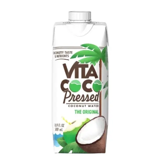 Vita Coco Coconut Water with Pressed Coconut - 16.91 fl oz Carton image {1}