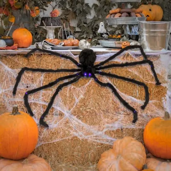 50" LED Halloween Spider - National Tree Company image {1}