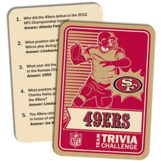 Masterpieces Game Day - NFL San Francisco 49ers - Team Trivia Challenge, Officially Licensed image {2}