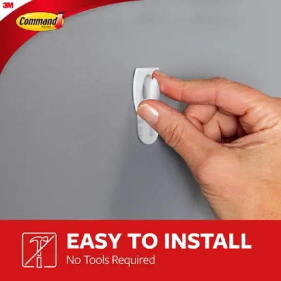 3M&reg; Command&trade; Mini Hooks, White, 6 Per Pack, 6 Packs image {5}