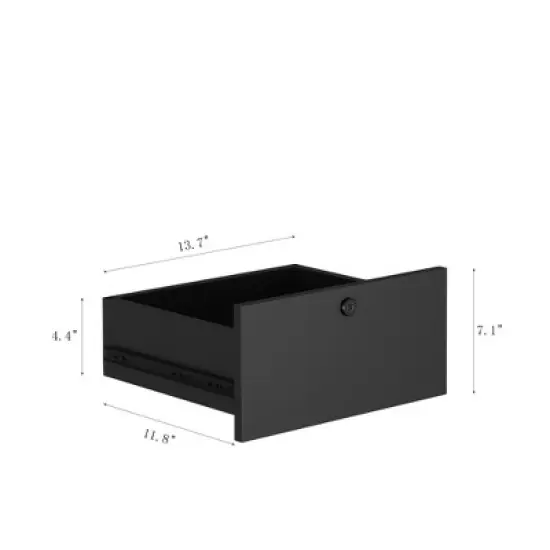 Grungis Modern Nightstands with Charging Station and Night Light,Night Stand with Drawers&Bookshelf,Bedroom Furniture image {2}