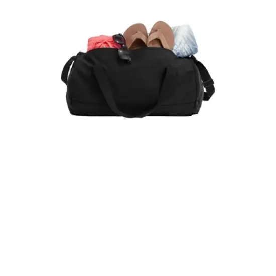 Port Authority Classic Duffel Bag with Dyed to Match Handles and Zippered End Pocket - 40L image {6}