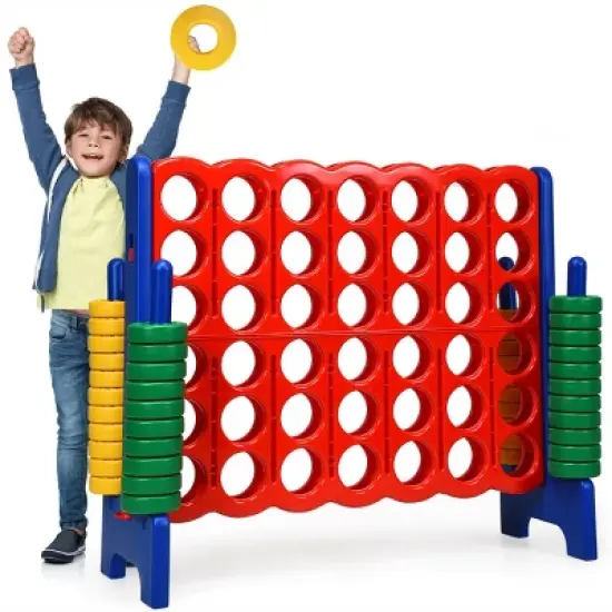 Costway Jumbo 4-to-Score 4 in A Row Giant Game Set for Family image {12}