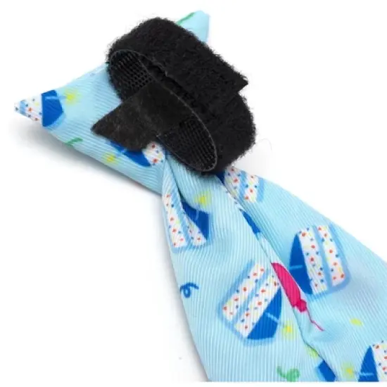 The Worthy Dog Birthday Boy Neck Tie Adjustable Collar Attachment Accessory image {1}