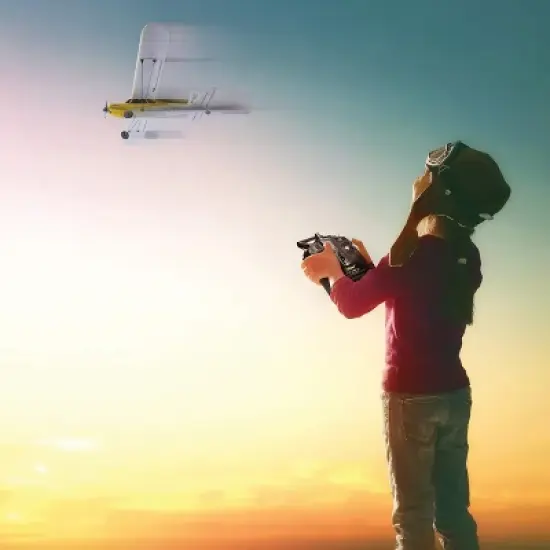 Top Race TR-C385 RC Plane: 4 Channel Remote Control Airplane for Stunt Flying! image {1}