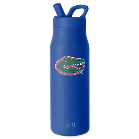 NCAA Florida Gators Simple Modern Mesa Stainless Water Bottle - 34oz image {3}