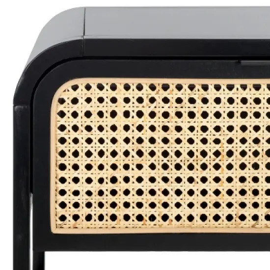 Yunis 1 Drawer 1 Open Shelf Nightstand - NST9205 - Safavieh image {7}