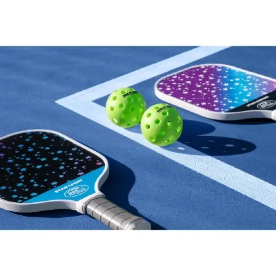Dink N' Dilly Starry Sky 2 Paddle Set 2 Dills Balls Pickleball Set - 4pc image {14}