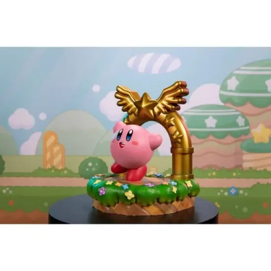 First 4 Figures: Kirby and the Goal Door 9" PVC Statue image {3}