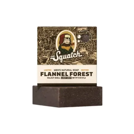 DR. SQUATCH Men's All Natural Bar Soap - Flannel Forest - 5oz image {4}