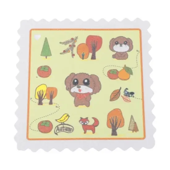 Unique Bargains Portable Dishwashing Sponge Light Yellow 1 Pc image {5}