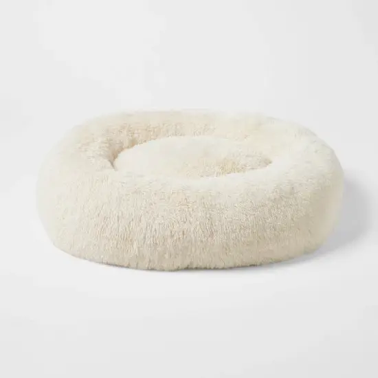 Donut Bolster Dog Bed - Boots & Barkley&trade; - Cream image {5}