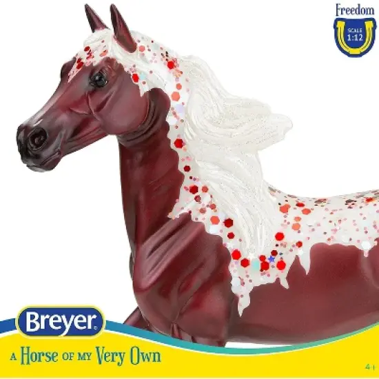 Breyer Animal Creations Breyer Freedom Series 1:12 Scale Model Horse | Red Velvet image {1}