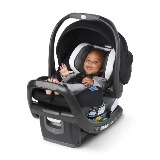 Graco SnugRide SnugFit 35 DLX Infant Car Seat Featuring Safety Surround - Jacks image {4}