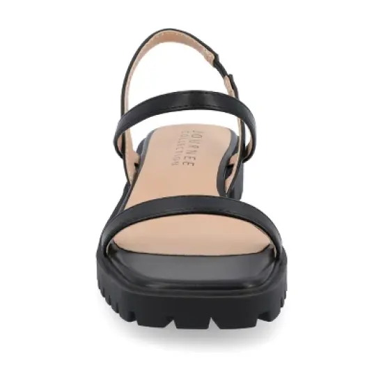 Journee Collection Womens Nylah Slim Platform Sling Back Sandals image {5}