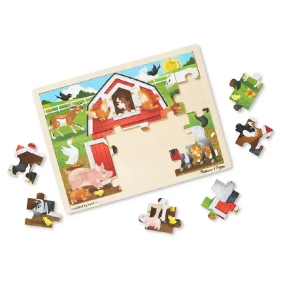 Melissa & Doug Jigsaw Puzzle 3pc Bundle Farm and Construction and Pets image {4}