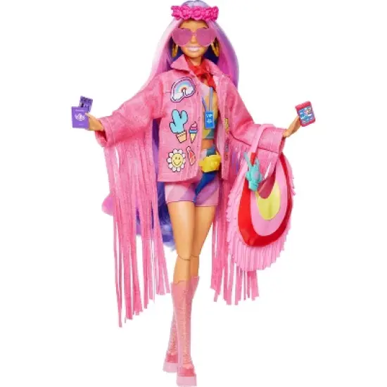 Travel Barbie Doll with Desert Fashion, Barbie Extra Fly image {2}