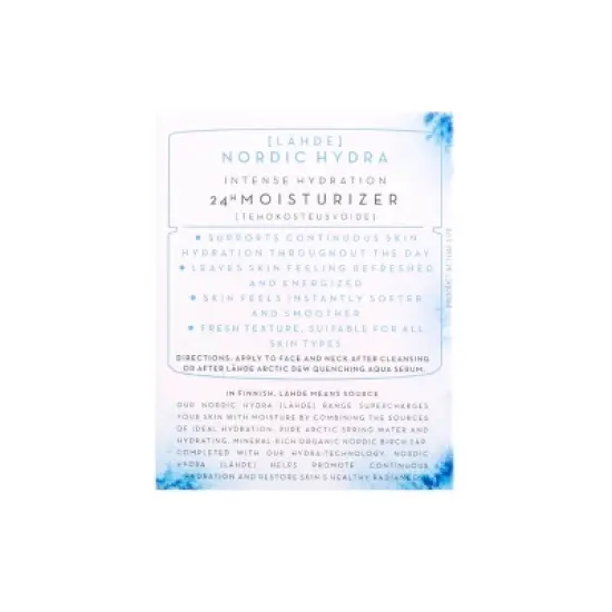 Lumene Lahde Intense Hydration 24hr Moisturizer - 1.7 fl oz image {3}