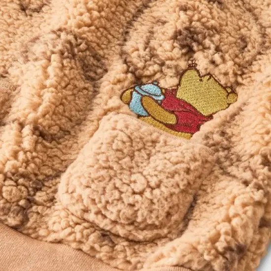 Baby Boys' 2pc Disney Winnie The Pooh Cozy Pullover & Pants Set - Tan image {2}