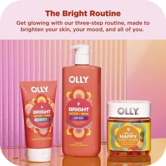 OLLY Bright Mood and Skin Vitamin-Infused Body Scrub - Citrus Currant - 6oz image {8}