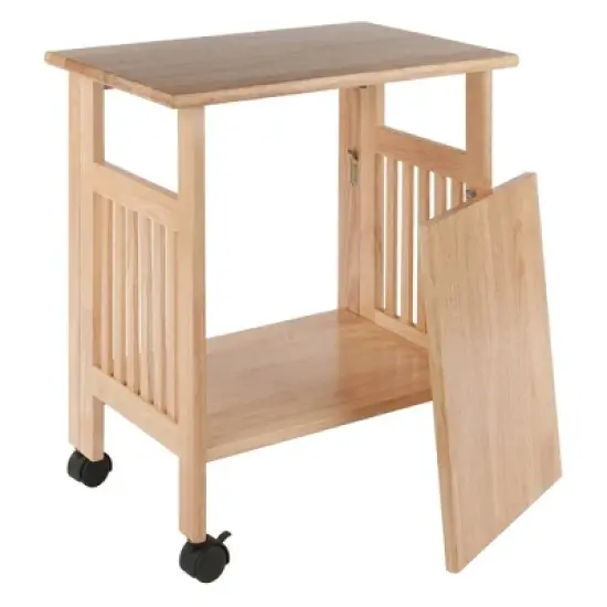 Foldable Printer Stand Natural - Winsome image {1}