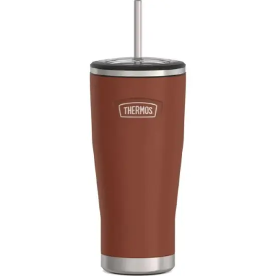 Thermos 24 oz. Icon Insulated Stainless Steel Cold Tumbler with Straw image {6}
