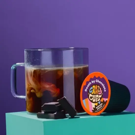 Crazy Cups Death By Chocolate Flavored Coffee Pods image {1}