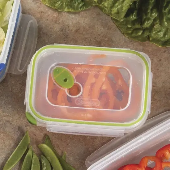 Sterilite 3.1 Cup Rectangle Ultra-Seal Food Storage Container, Green image {4}
