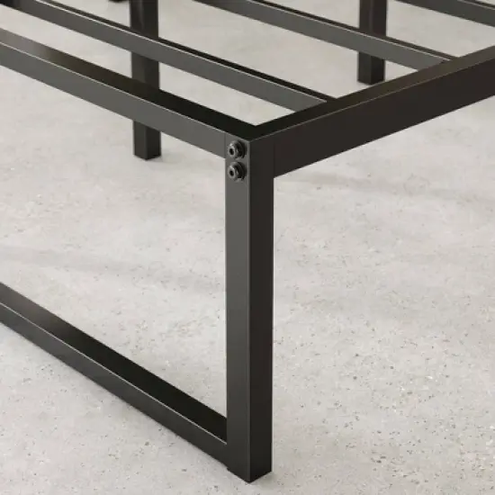 Lorelai 14" Metal Platform Bed Frame Black - Zinus image {2}
