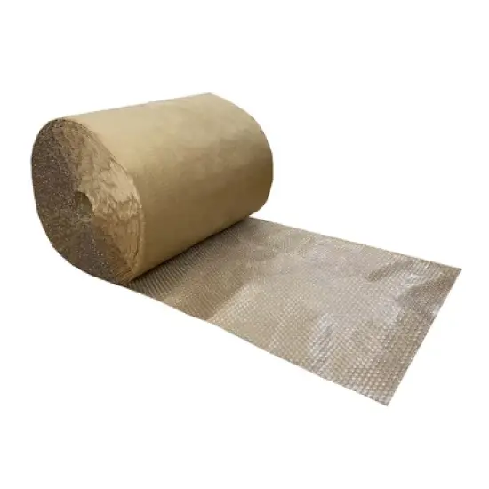 UOFFICE Kraft Backed Bubble Cushioning Wrap 24" x 125-Feet Long Roll image {8}