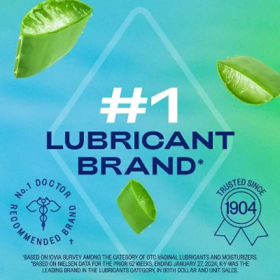 K-Y Natural Feeling Lubricant - Aloe Vera - 2.5oz image {2}