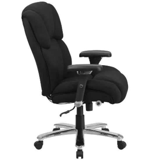 Flash Furniture HERCULES Series 24/7 Intensive Use Big & Tall 400 lb. Rated Executive Swivel Ergonomic Office Chair with Lumbar Knob and Tufted Headrest & Back image {7}