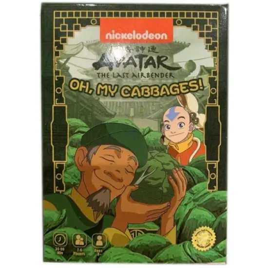 Golden Bell Studios Nickelodeon Avatar The Last Airbender Oh, My Cabbages! Card Game image {1}