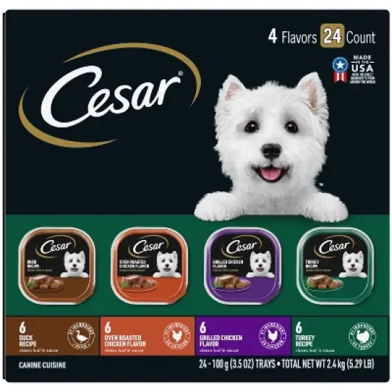 Cesar Classic Loaf In Sauce Adult Wet Dog Food - 3.5oz/24ct image {12}