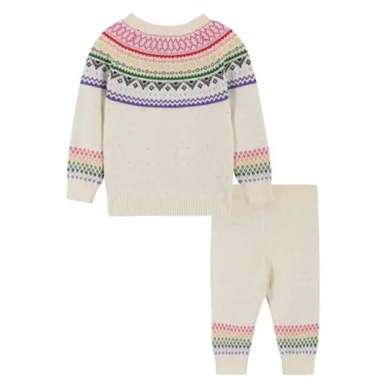 Andy & Evan  Infant  Girls Holiday Cream Sweater Set image {2}
