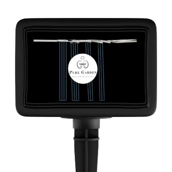 Nature Spring Vintage-Style Outdoor Solar-Powered String Lights - 14.5' image {4}