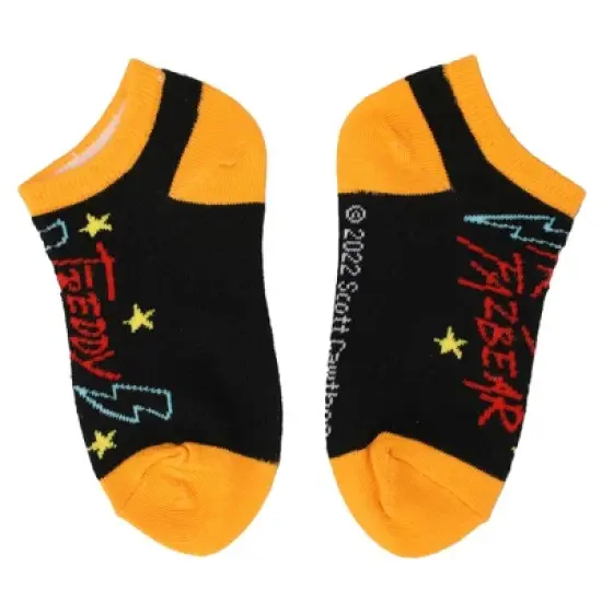 Five Nights at Freddy's Slogan Youth 6-Pack Ankle Socks image {4}