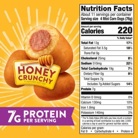 Foster Farms Mini Corn Dogs - Frozen - 29.3oz/40ct image {4}