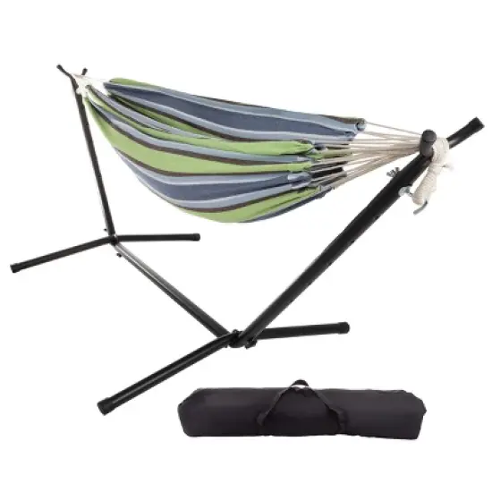 Hastings Home Double Hammock and Stand image {8}